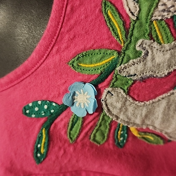 Mini Boden Pink Koala Bear Applique Short Sleeve Tshirt 8-9Y - Picture 5 of 10